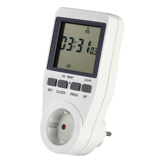 Седмичен дигитален таймер HAMA 137290, Бял Hama Digital Weekly Timer, White