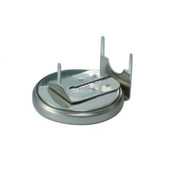 Lithium Button Battery CR-2032 PCBD  with pins  3 V  VARTA