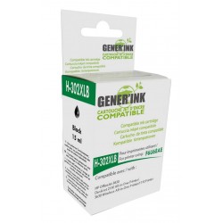 Мастилница GENERINK F6U68AE-N&deg;302XL HP, DJ 1110 AiO/2130 AiO/3630 AiO/4650 AiO, 480 к, Черен