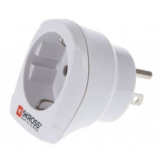 Адаптер SKROSS 1500203, EU към USA Travel Adapter SKROSS 1500203, Single USA