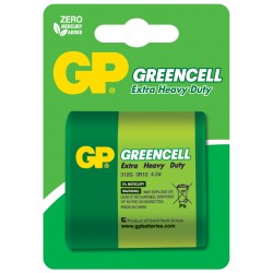 Цинк карбонова батерия GP  3R12 /1 бр. в опаковка/ блистер GREENCELL 4.5V GP