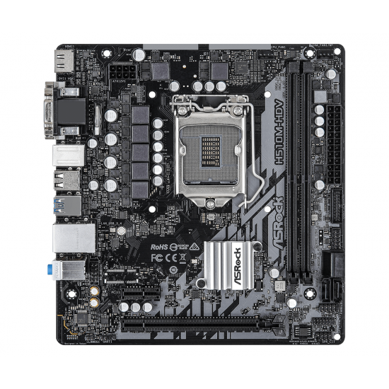 Motherboard ASRock H510M-HDV, socket 1200, Micro ATX