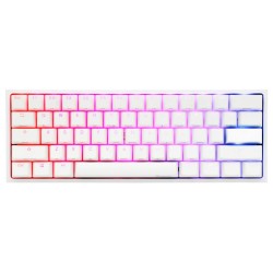 Геймърскa механична клавиатура Ducky One 2 Mini V2 White RGB, Cherry MX Blue