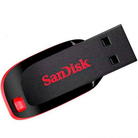 USB stick SanDisk Cruzer Blade, 32GB, USB 2.0, Black;Red