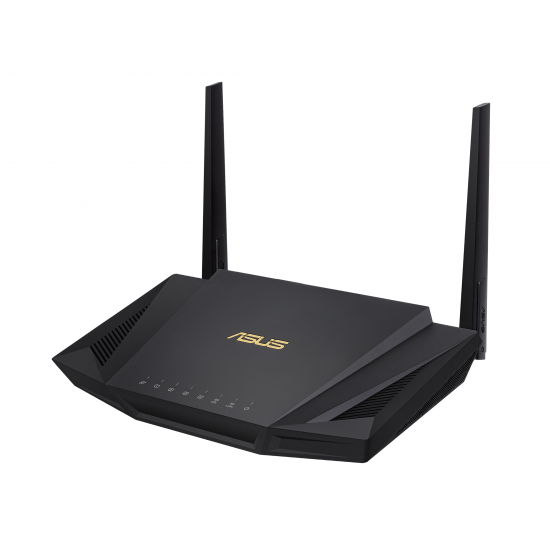 Wireless Router Asus RT-AX56U AX1800 Dual Band WiFi 6 (802.11ax), MU-MIMO, OFDMA, AiProtection Pro, безжичен рутер, Ai Mesh