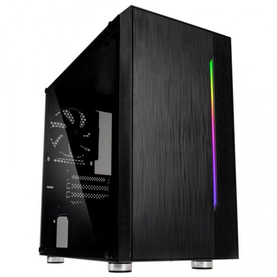 Case Kolink Inspire K6 RGB TG Mid-Tower, Black
