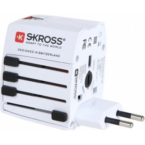 Travel Adapter SKROSS 1302150, World Adapter MUV USB