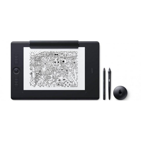 Graphic Pen Tablet Wacom Intuos Pro M Paper, Black