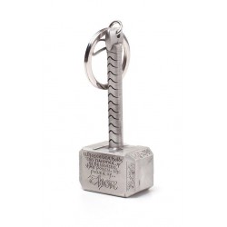 Ключодържател Marvel - Thor Hammer Mjolnir 3D Metal Keychain, Bioworld