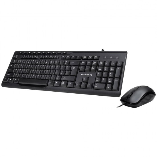 Keyboard and mouse set Gigabyte KM6300, Black