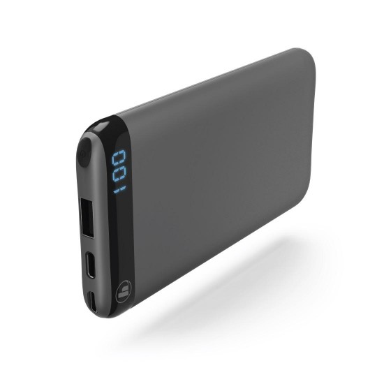 Hama "LED10S" Power Pack, 10000 mAh, Black