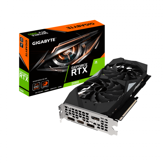Graphic card GIGABYTE GeForce RTX&trade; 2060 WINDFORCE OC 6GB GDDR6