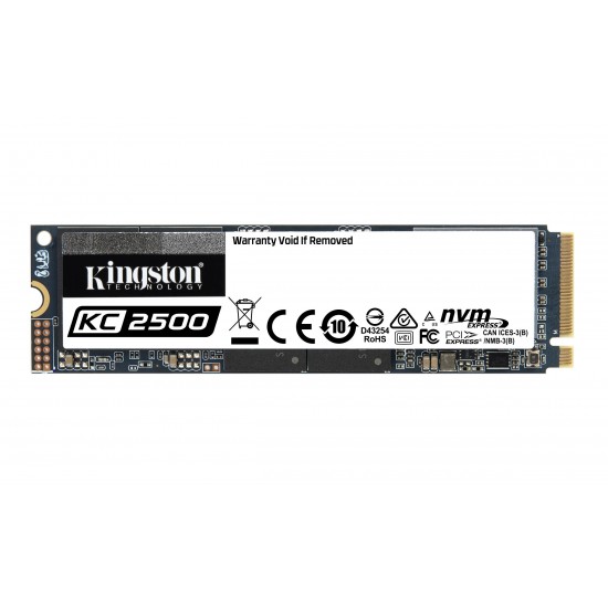 Solid State Drive (SSD) KINGSTON KC2500 M.2-2280 PCIe NVMe 500GB