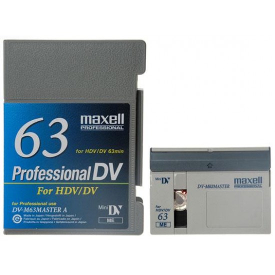 Video Cassette Maxell MAXELL DVM63-PRO, 63 min