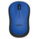 Безжична оптична мишка LOGITECH M220 Silent, Синя, USB
