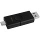 USB памет KINGSTON DataTraveler Duo 32GB, USB 3.2 Gen 1 USB-A + USB-C, Черен