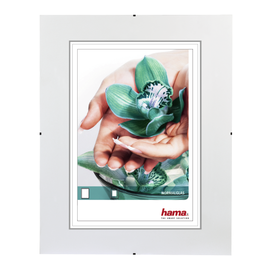 Hama "Clip-Fix" Frameless Picture Holder, normal glass, 70 x 100 cm