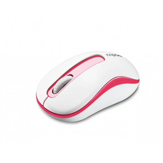 Wireless optical mouse RAPOO M10 Plus, 2.4Ghz, USB, White/Red