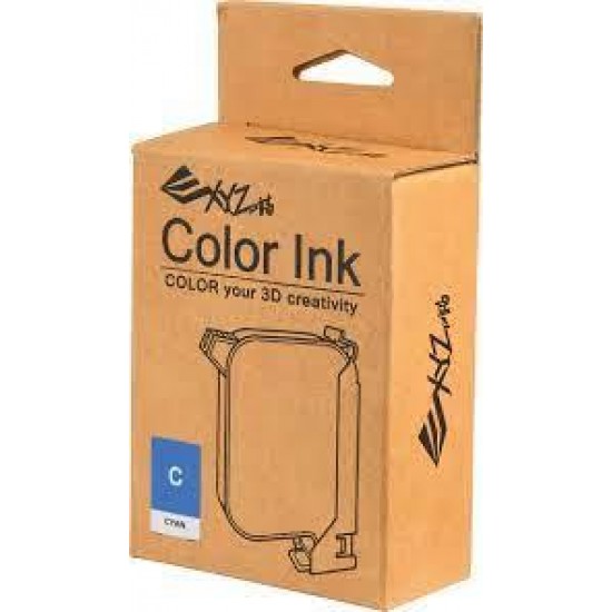 Color ink for 3D printer DaVinci Color XYZprinting, CYAN, 40 ml.