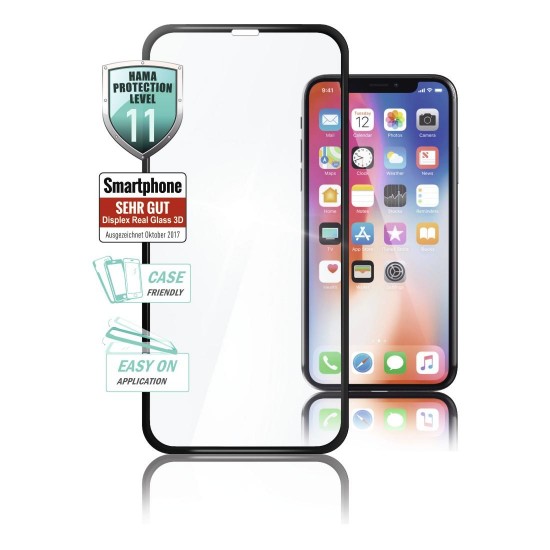 Hama 3D Full Screen Protective Glass for Apple iPhone Xs Max