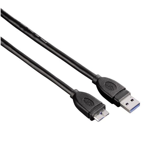 Cable HAMA 54507 USB 3.0 A Plug - USB 3.0 Micro B Plug, 1.8 m, 1 star