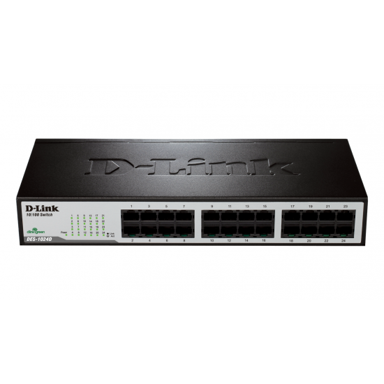 Switch D-Link DES-1024D/E, 24 -port 10/100, Desktop, rack mount