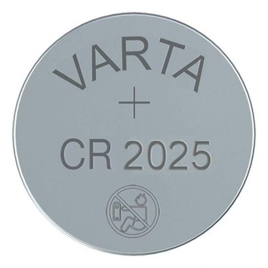 Lithium Button Battery CR 2025 1pc  bulk 3V  VARTA