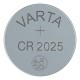 Бутонна батерия литиева CR 2025 1pc  bulk 3V  VARTA