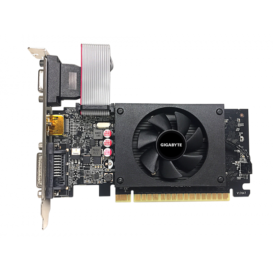Graphic card Gigabyte GeForce GT 710, 2GB, GDDR5, 64 bit, D-Sub, DVI-D, HDMI