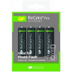 Акумулаторна Батерия GP  R6 AA 2600mAh NiMH 4 бр. 270AAHCNP-GB4 Recyko PRO Gift box GP