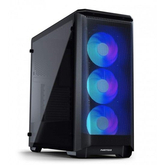 Кутия Phanteks P400A TG ARGB Mid-tower, Черен Case Phanteks P400A TG ARGB Mid-tower