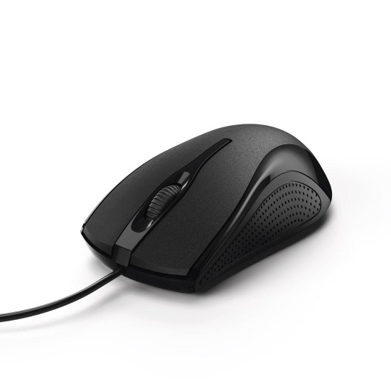 Hama "MC-200" Optical 3-Button Mouse, Cabled, black