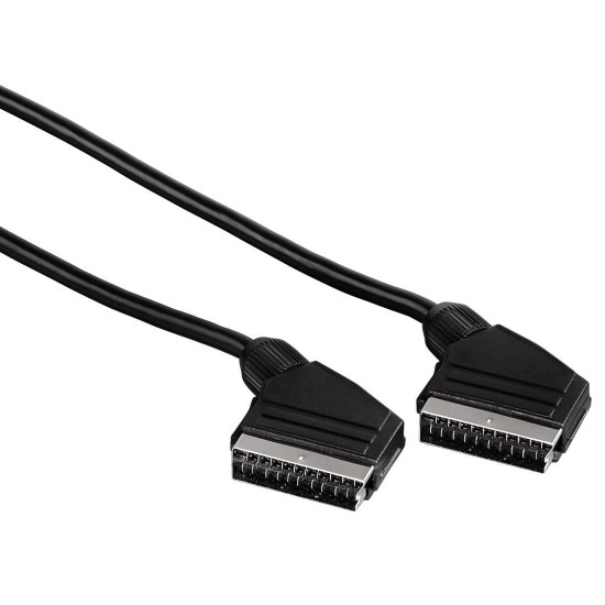 Scart Connecting Cable HAMA 122141/43163, plug - plug, 3 m, 21 pin