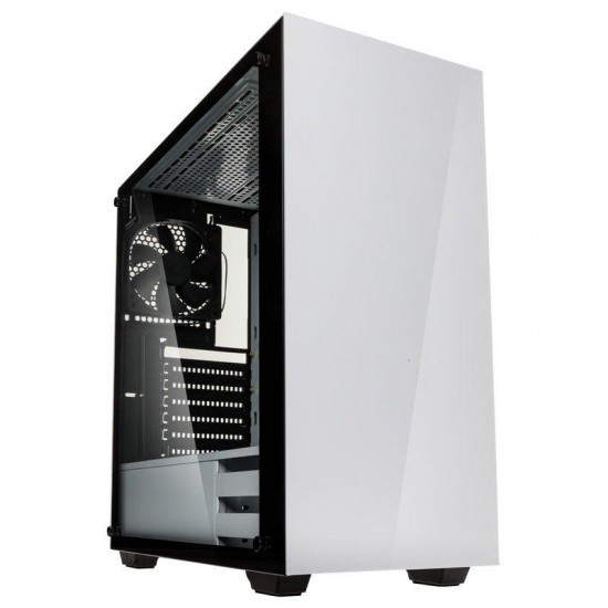 Case Kolink Stronghold White TG, Mid-Tower, White