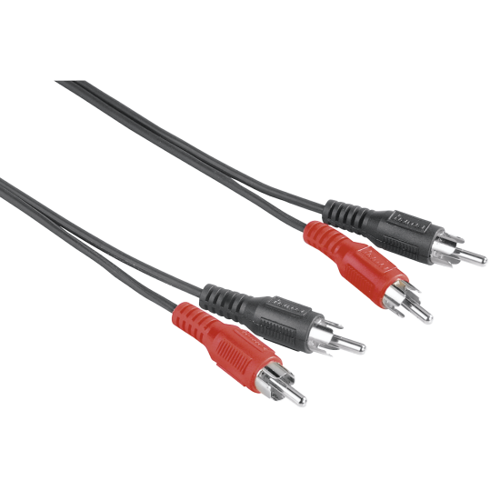Audio Cable HAMA 205085, 2 RCA plugs - 2 RCA plugs, 1,5 m