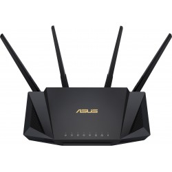 Безжичен рутер Asus RT-AX58U AX3000 Dual Band WiFi 6 (802.11ax), MU-MIMO, OFDMA, Ai Mesh, USB 3.1