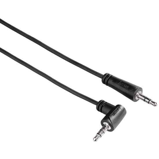 Audio Cable HAMA 122312, 3.5 mm jack plug 90&deg; - 3.5 mm jack plug, stereo, 1,5 m