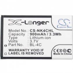 Батерия за телефон за  NOKIA BL-4C  2650, 6100, 7200  3,7V 900mAh  Cameron Sino