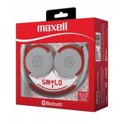Слушалки блутут  MAXELL със средно големи наушници  BT400  червени