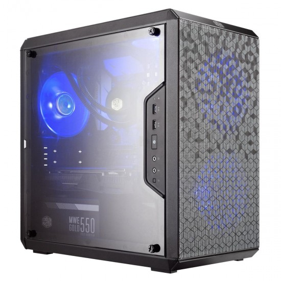 Case Cooler Master MasterBox Q300L Magnetic Dustfilter, Mini-Tower, Black