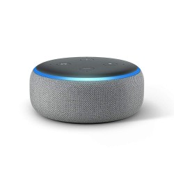 Преносима смарт тонколона Amazon Echo Dot 3 Heather Grey, гласов асистент, Сив