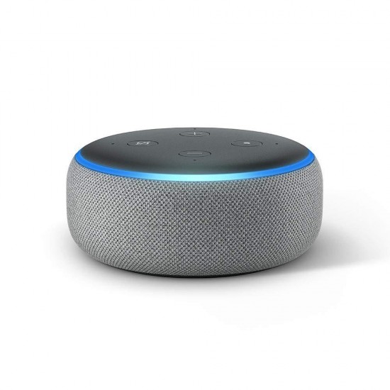 Amazon Echo Dot 3 Multimedia Speaker, Heather Grey