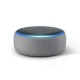 Преносима смарт тонколона Amazon Echo Dot 3 Heather Grey, гласов асистент, Сив