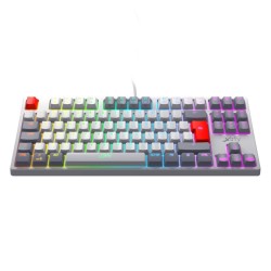 Геймърскa механична клавиатура Xtrfy K4 TKL RETRO RGB Kailh Red Switch, US Layout