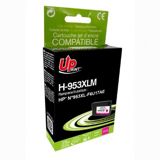 Ink cartridge UPRINT F6U17AE, HP 935XL, OfficeJet Pro 8210/8710/7720, 25 ml, Magenta
