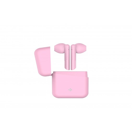 Блутут слушалки-тапи с докинг кутийка MyKronоz ZeBuds Lite, True Wireless, Розови Bluetooth Headset MyKronоz ZeBuds Lite, True Wireless, Pink