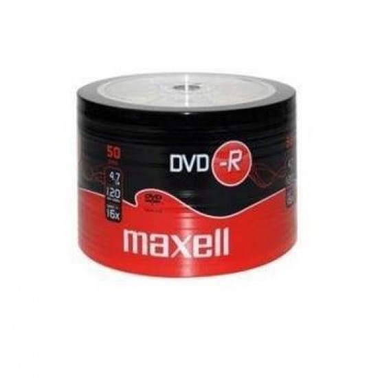 DVD-R MAXELL, 4,7 GB, 16x, 50 pk