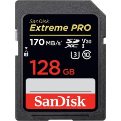 Карта памет SANDISK Extreme PRO&reg;, SDHC/SDXC, 128GB Class 10, U3, 170 Mb/s