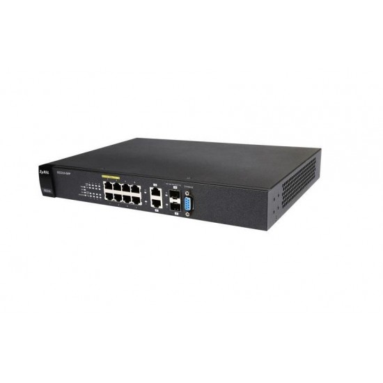 Switch ZYXEL GS2210-8HP, 10 Ports Managed L2, PoE, Gigabit, Rack-Mount