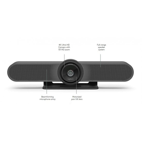 Video conferencing LOGITECH MeetUp, 4K Ultra HD video, USB3.0